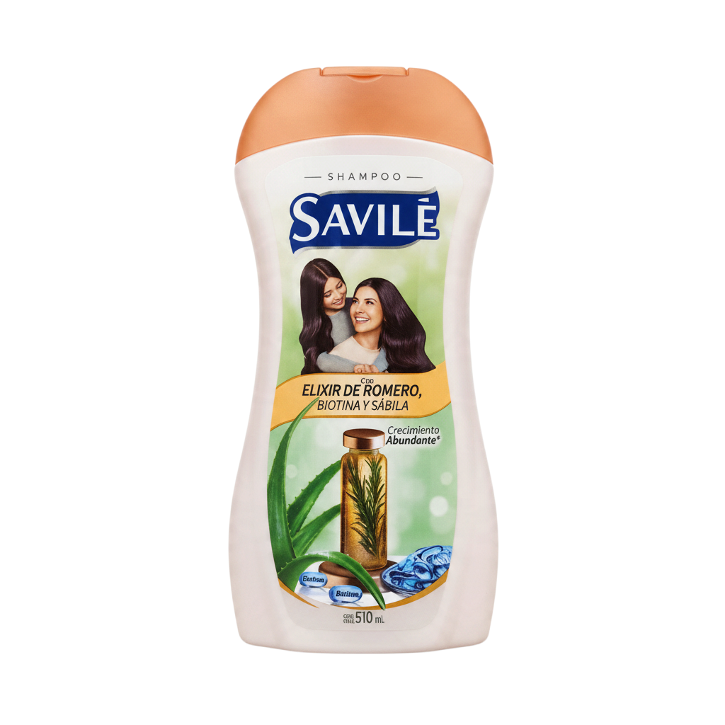 SHAMPOO CON ELIXIR DE ROMERO SAVILE 510ML