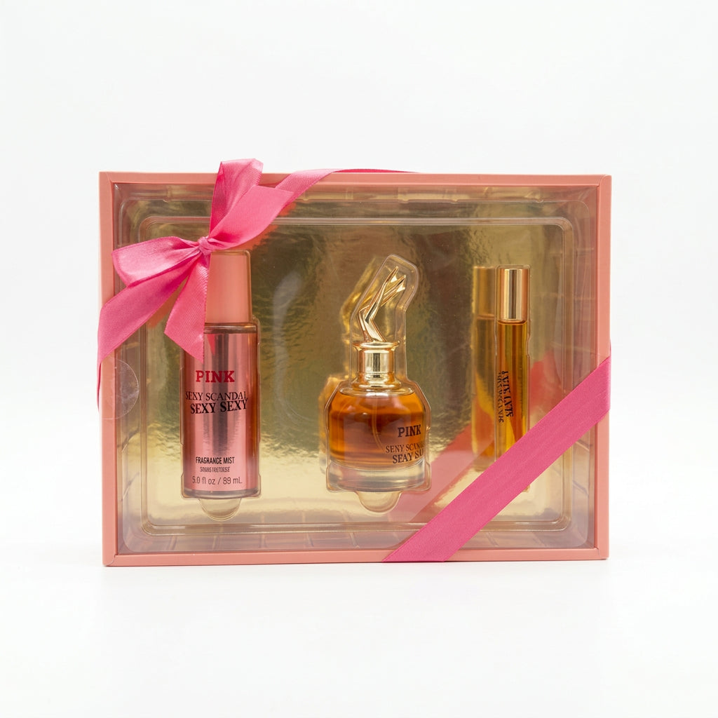 PERFUME DE DAMA PINK SET 3U