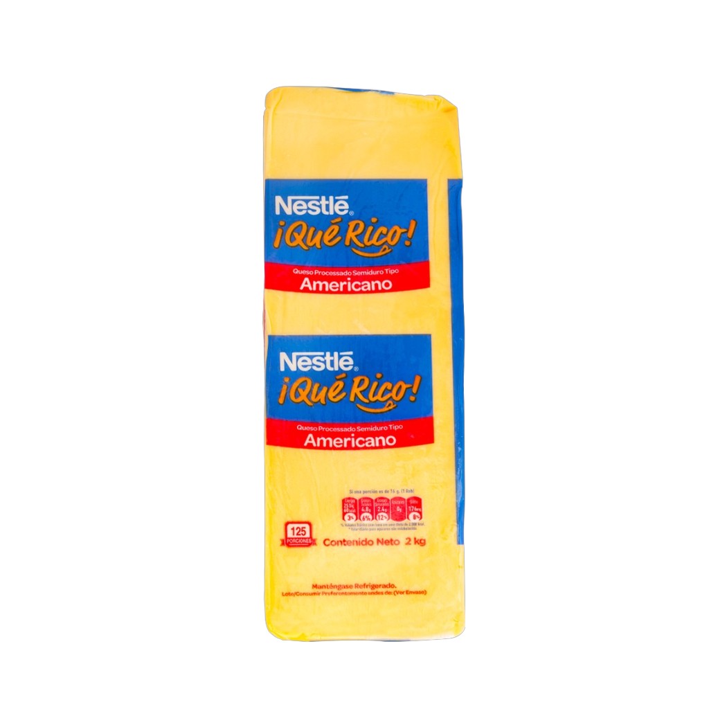 QUESO AMERICANO AMARILLO NESTLE POR KG