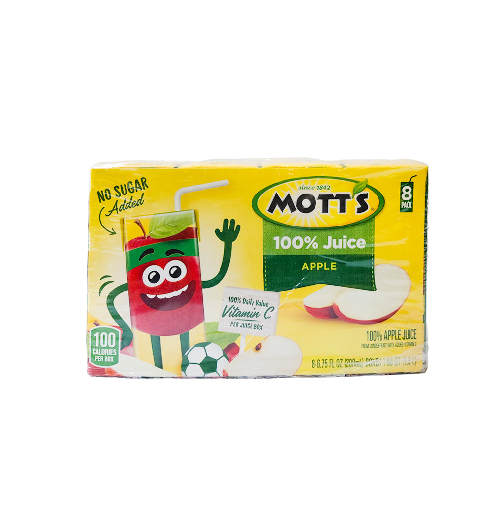 JUGO DE MANZANA MOTT'S 8PCK