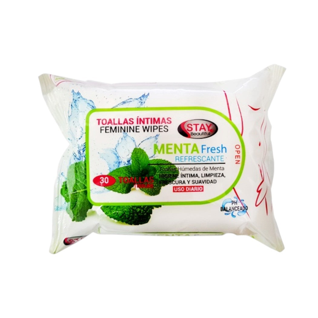 TOALLAS INTIMAS MENTA 30U