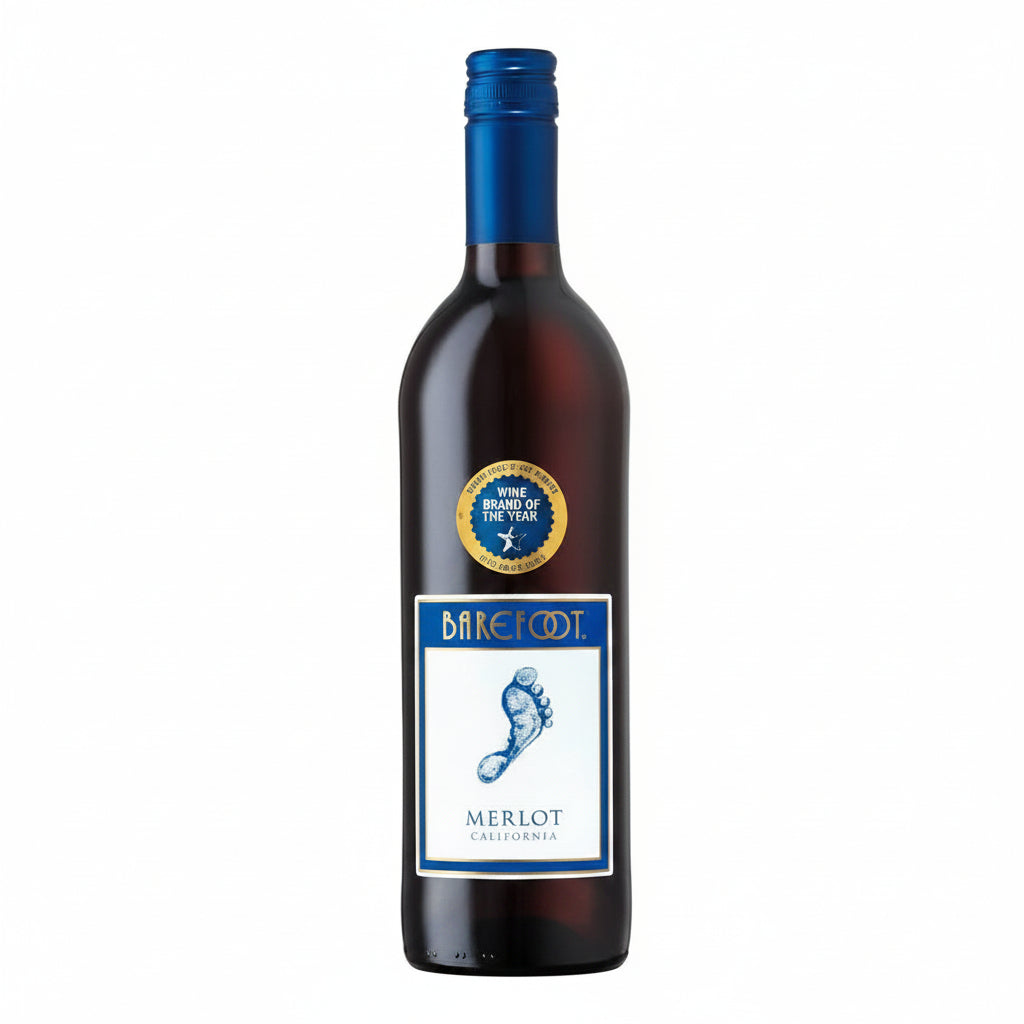 VINO TINTO MERLOT BAREFOOT 750ML