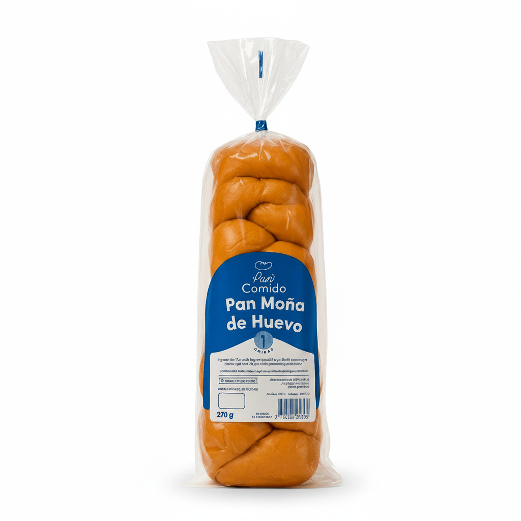 PAN MOÑA DE HUEVO PAN COMIDO 270GR