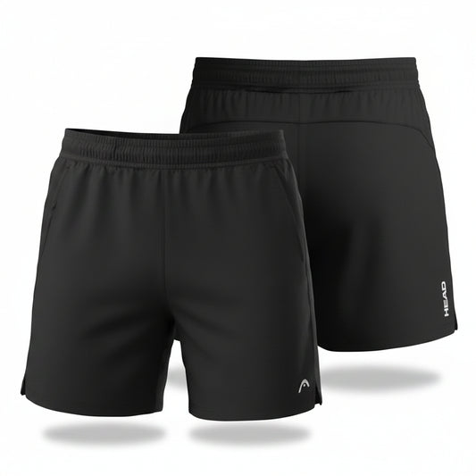 SHORT DE CABALLERO NEGRO DEPORTIVO HEAD