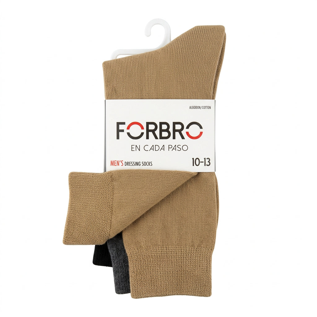 MEDIAS DE VESTIR PARA CABALLERO FORBRO 3U