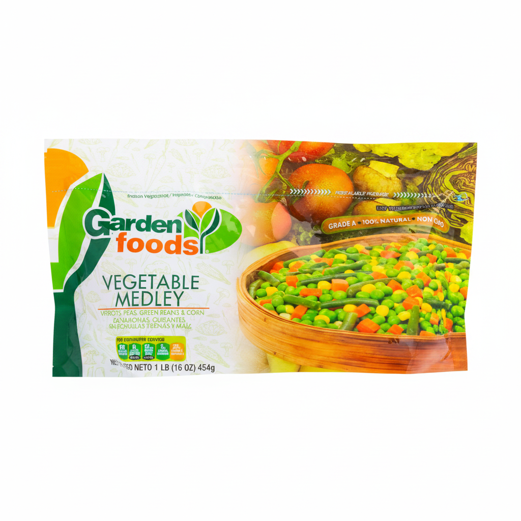 VEGETABLE MEDLEY GARDEN FOOD 1LB