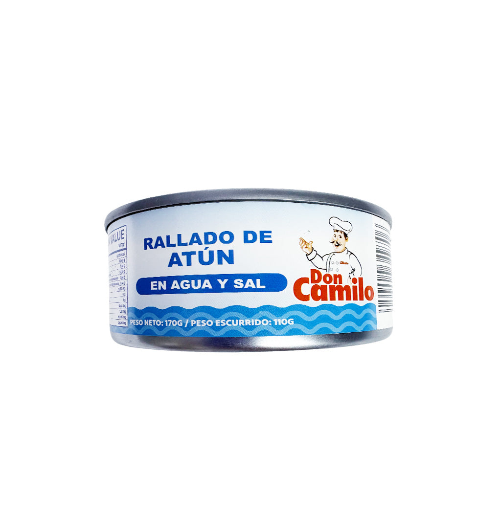 ATÚN RALLADO EN AGUA DON CAMILO 170GR
