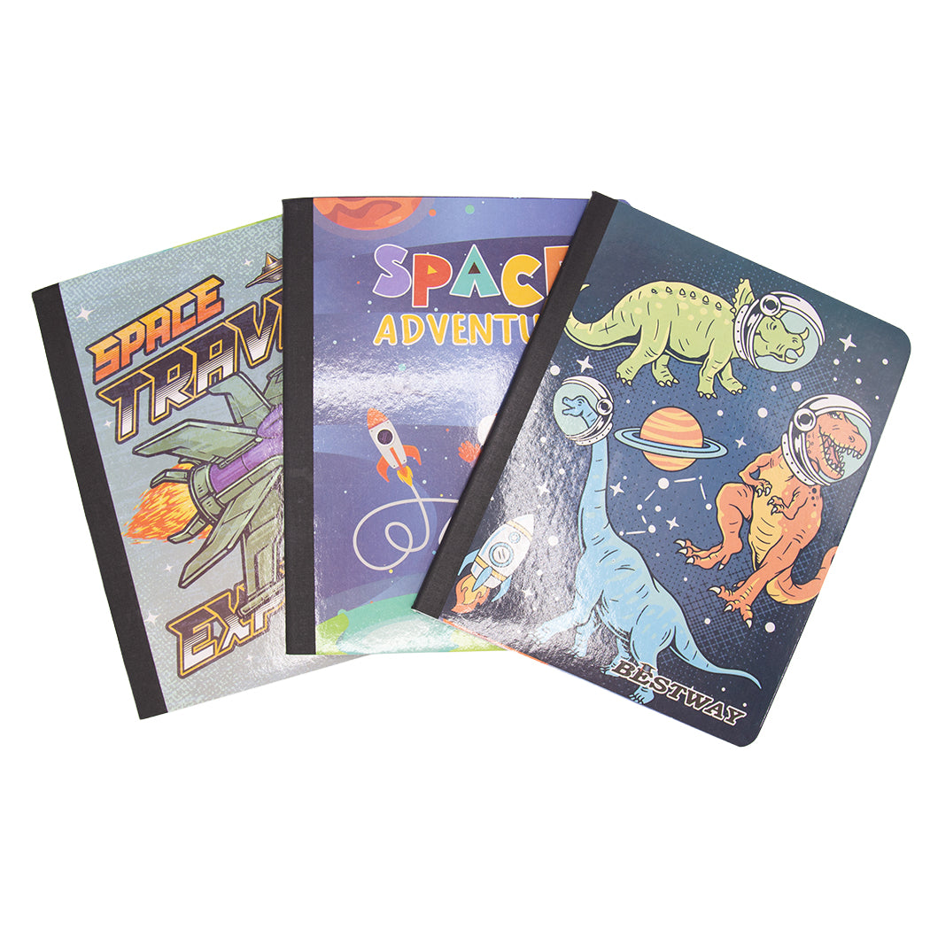 CUADERNO DOBLE RAYA DISEÑO DE NIÑOS 3U
