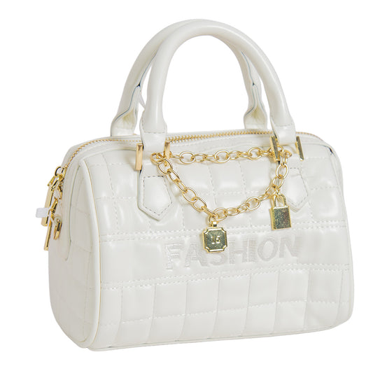 BOLSO DE MANO BLANCO