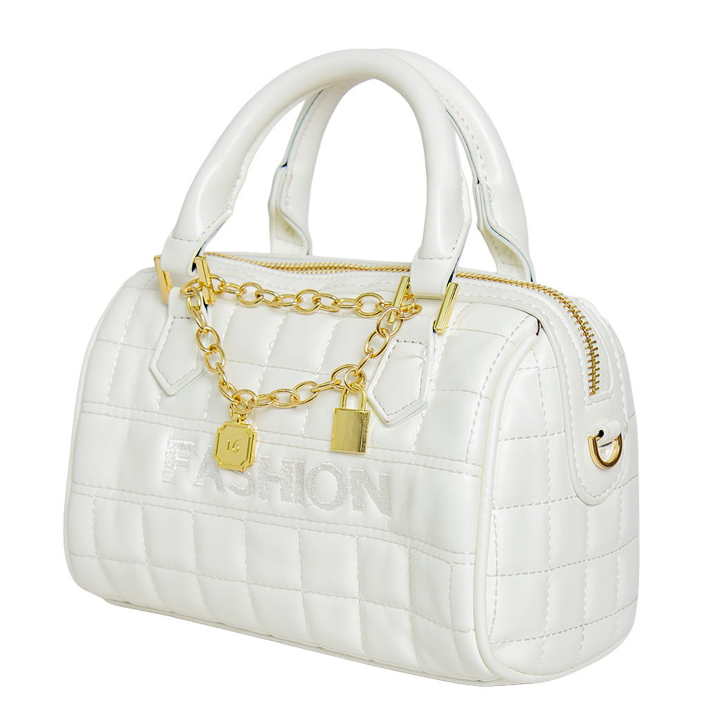 BOLSO DE MANO BLANCO
