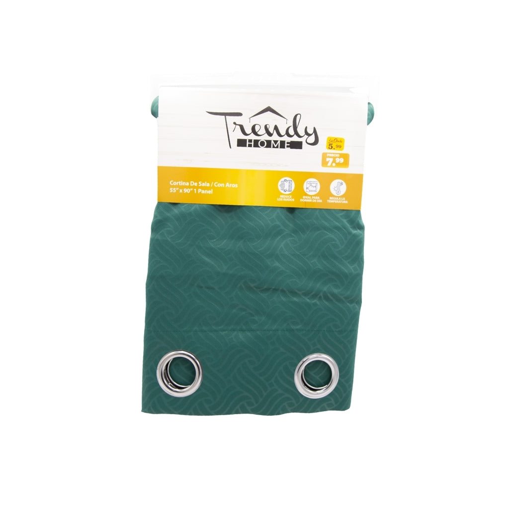 CORTINA BLACK OUT SOLIDA CON RELIEVE