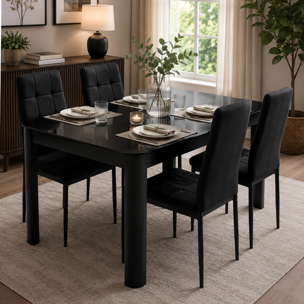 JUEGO DE COMEDOR 4 PUESTOS RECTANGULAR