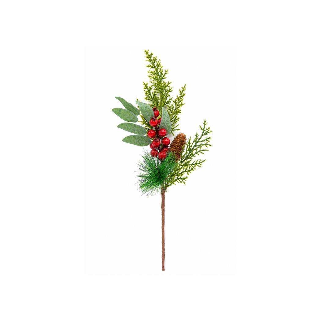 ADORNOS PICK NAVIDEÑO CON PIÑA DE PINO