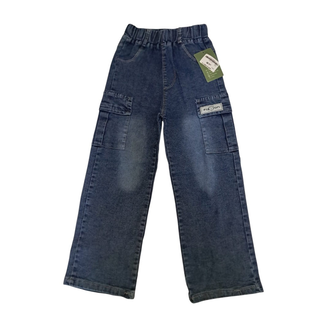 JEANS DE NIÑA CARGO