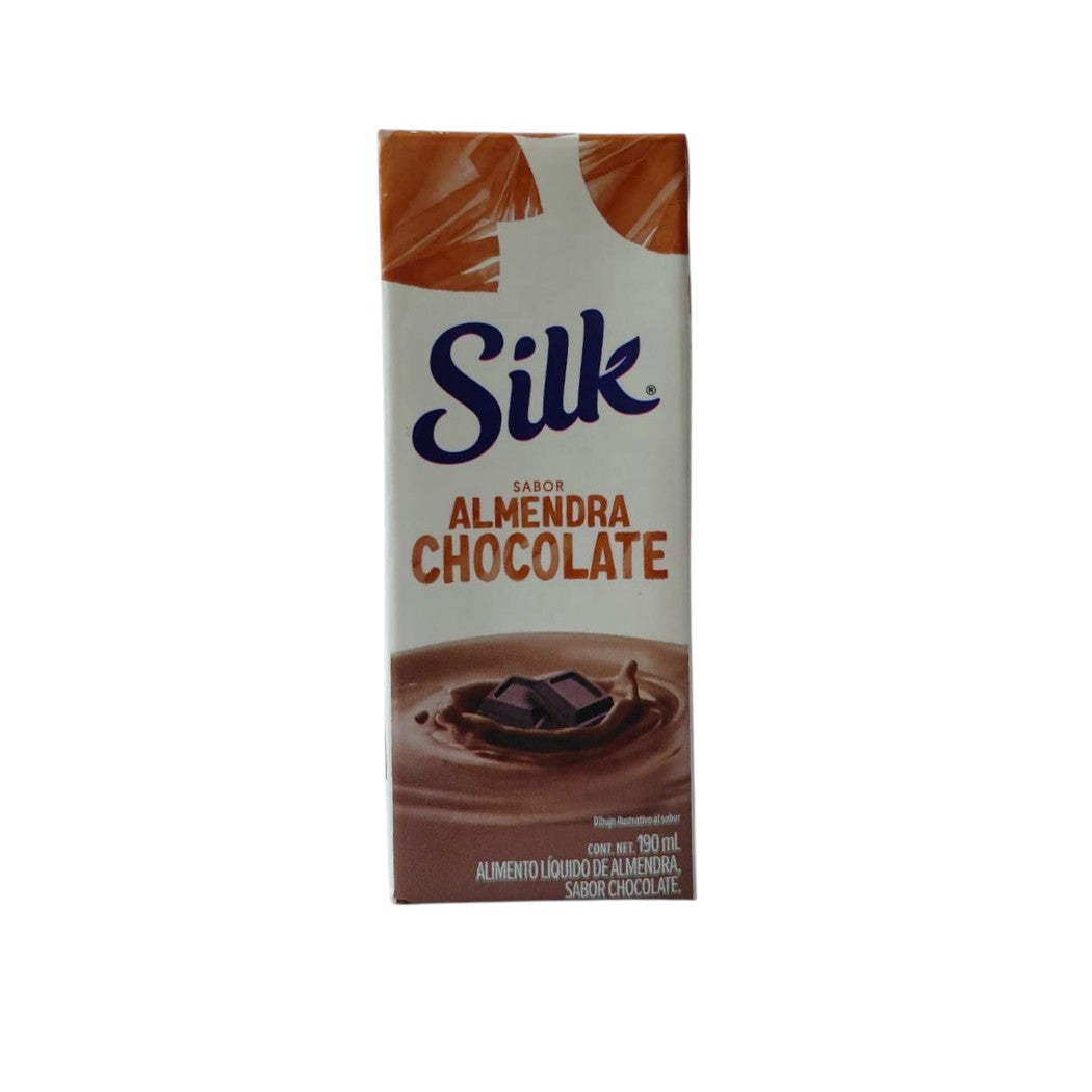 BEBIDA DE ALMENDRA/CHOCOLATE SIN AZUCAR SILK 190ML