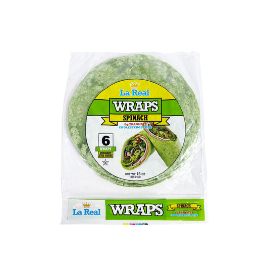 WRAPS SPINACH LA REAL 15OZ