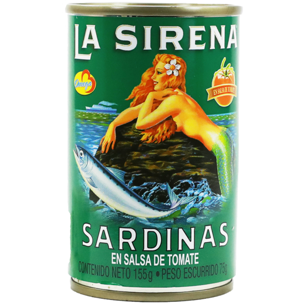 SARDINAS EN SALSA DE TOMATE LA SIRENA 155GR
