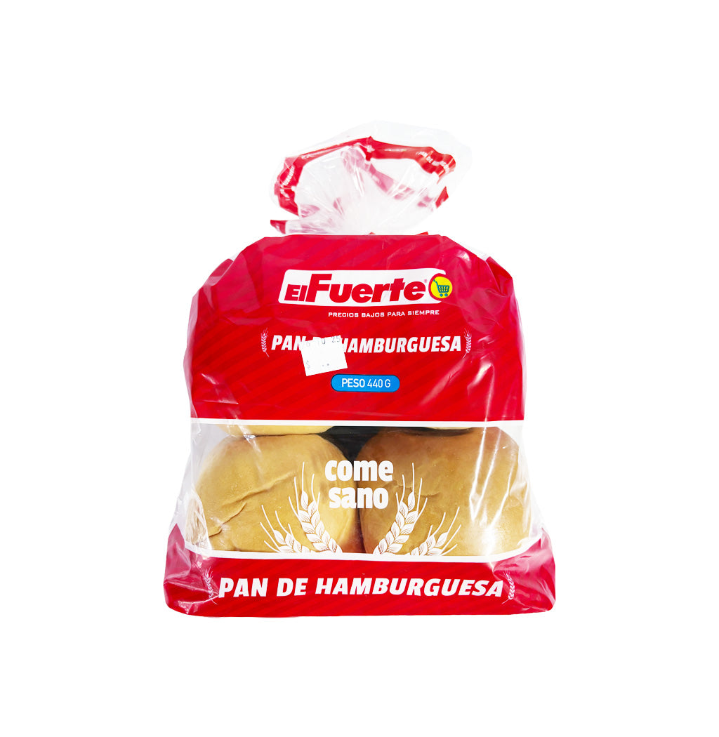 PAN HAMBURGUESA EL FUERTE 440GR