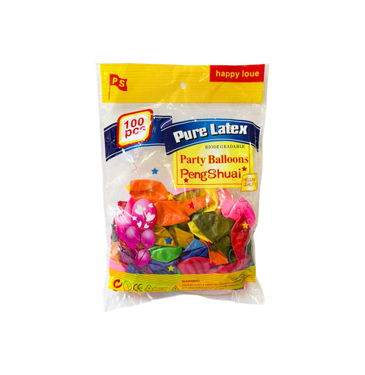 GLOBOS SURTIDOS DE LATEX 100PZS