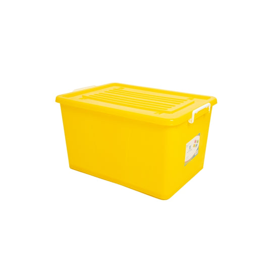 CAJA DE ALMACENAMIENTO AMARILLA