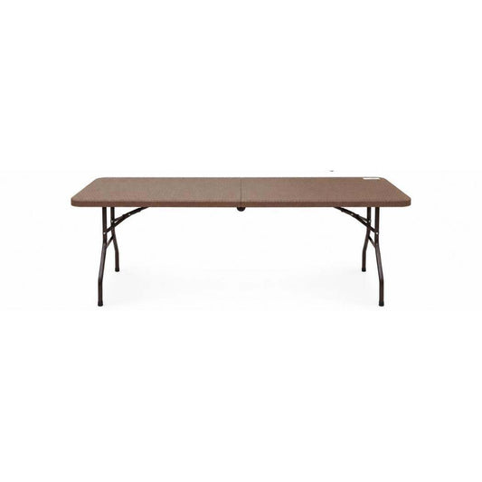 MESA PLÁSTICA PLEGABLE CHOCOLATE