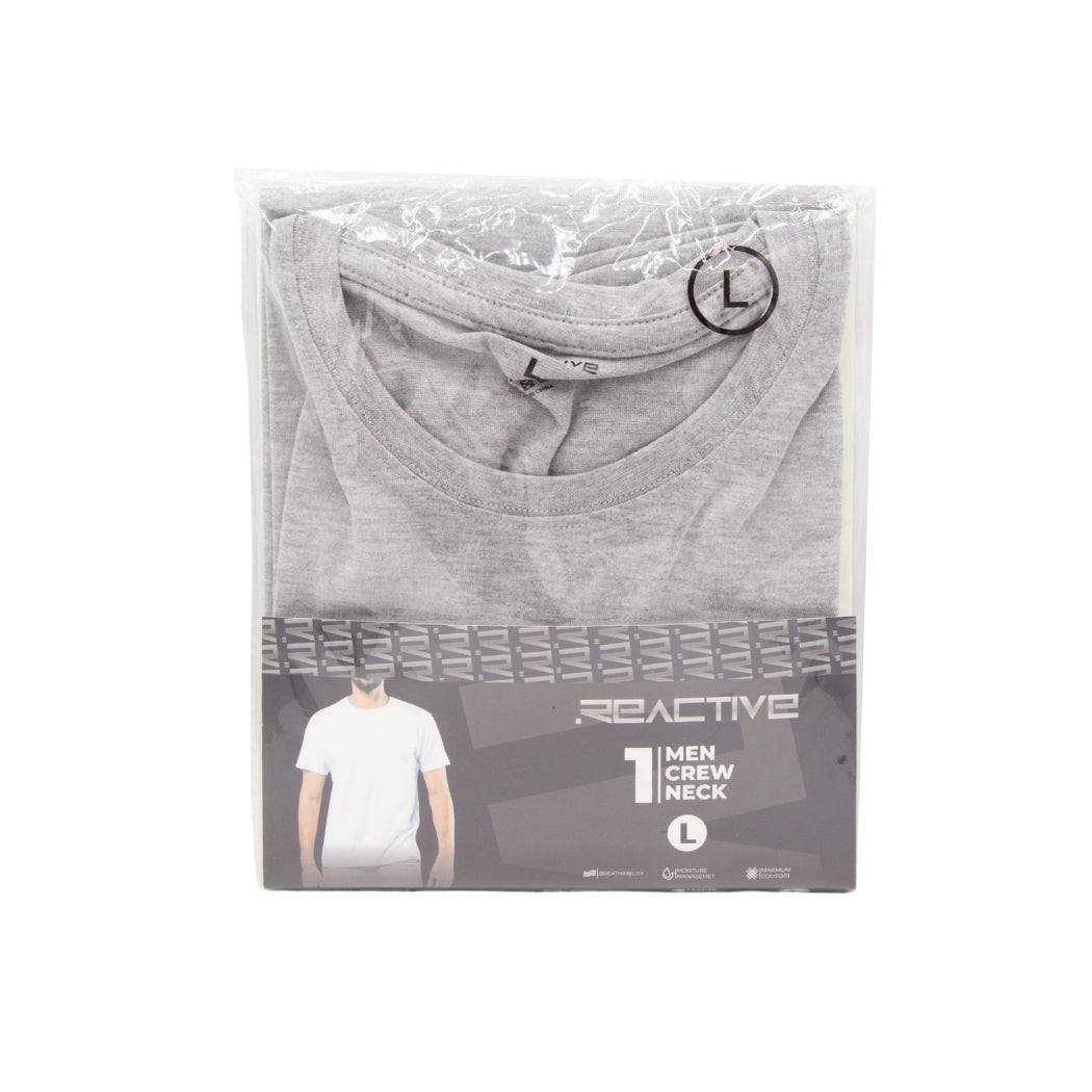 SÚETER CUELLO REDONDO GRIS TALLA L 1U
