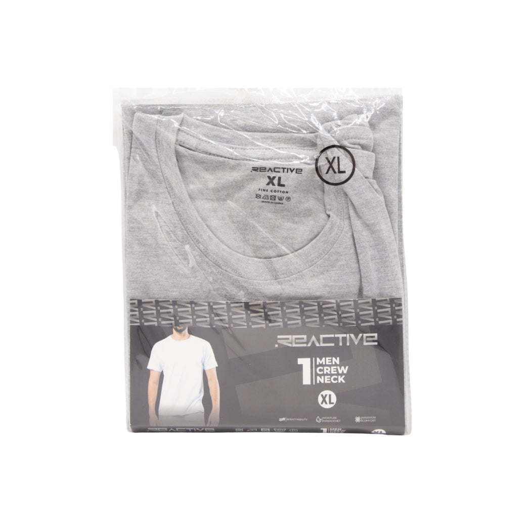 SÚETER CUELLO REDONDO GRIS TALLA XL 1U
