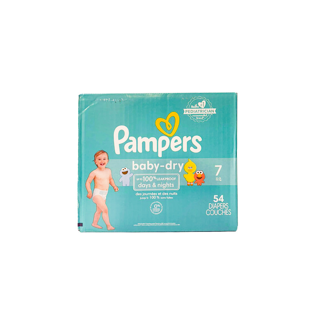 PAÑALES BABY DRY SUPER S7 54U