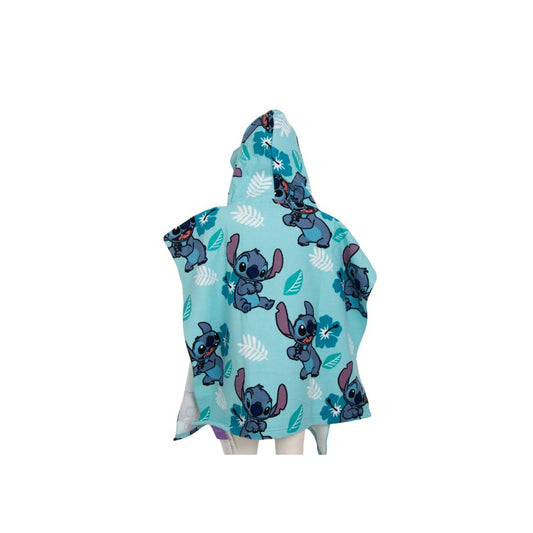 TOALLA CON CAPUCHA DE LILO & STITCH
