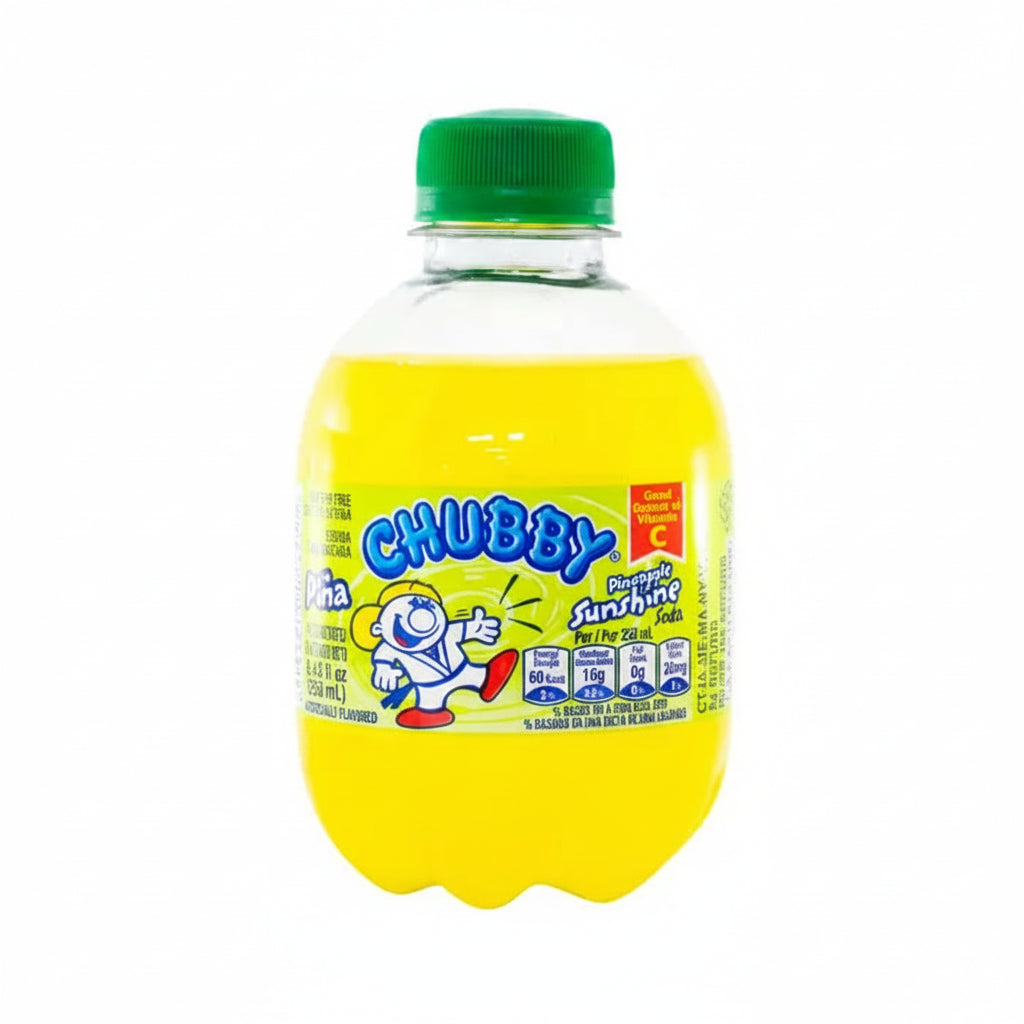 GASEOSA PINEAPPLE SUNSHINE CHUBBY 250ML