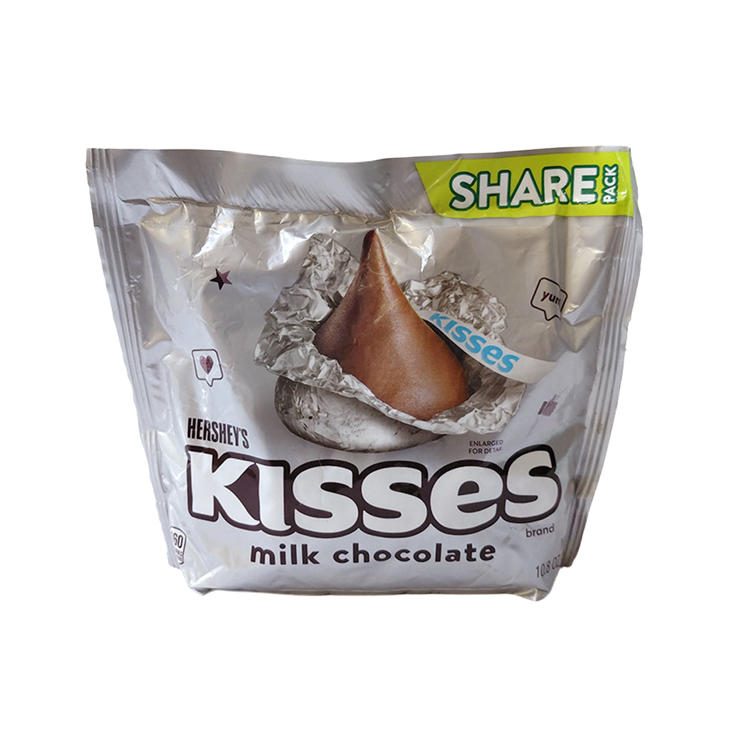 CHOCOLATES KISSES MILK HERSHEYS 10.8OZ
