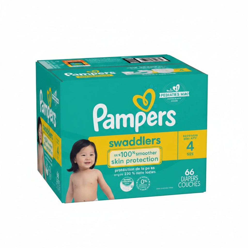 PAÑALES DESECHABLES SWADDLERS 4 66U