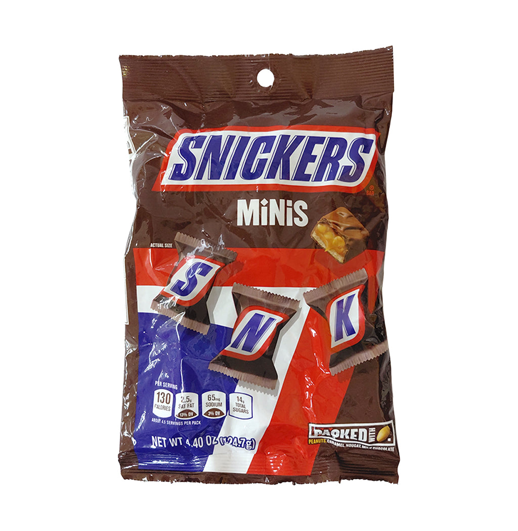 CHOCOLATES MINIS BOLSITA SNICKERS 124.7GR