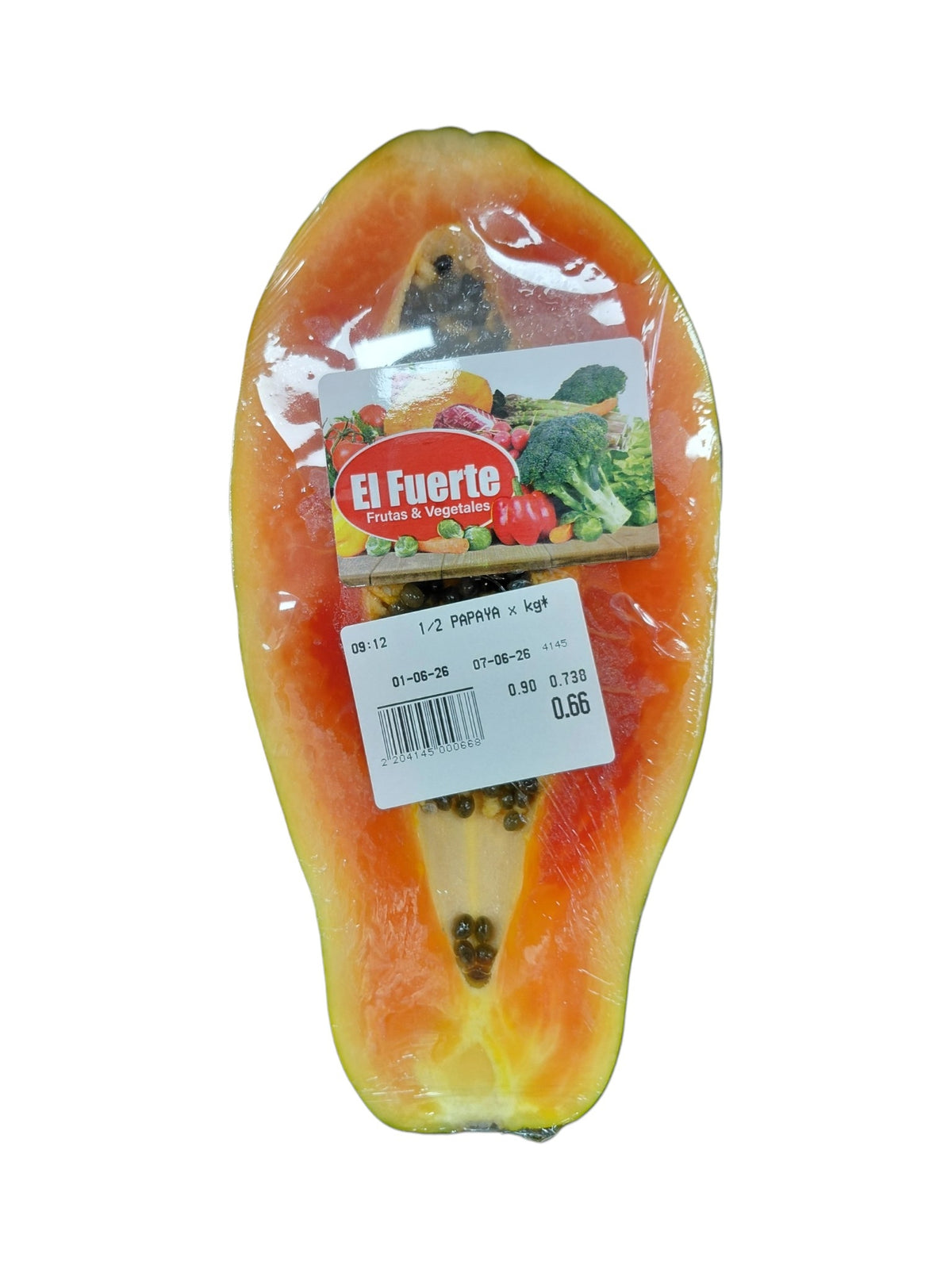 1/2 PAPAYA POR KG EL FUERTE
