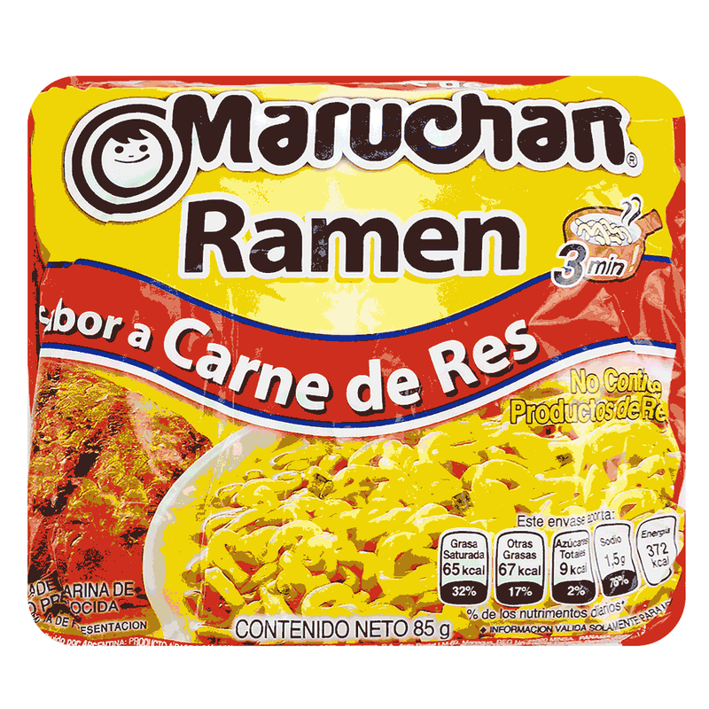 SOPA DE RES RAMEN MARUCHAN 85GR