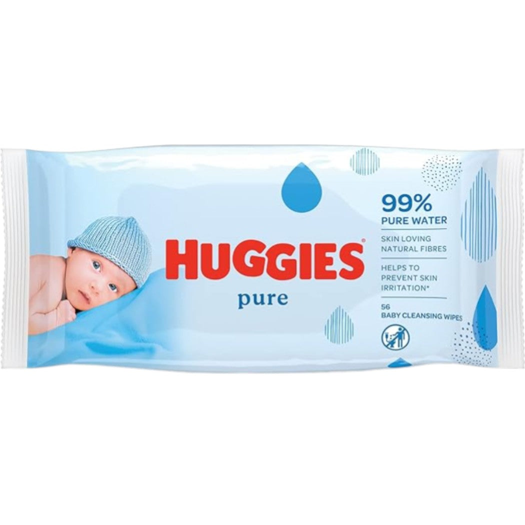 TOALLITAS HÚMEDAS HUGGIES PURE 56PZ
