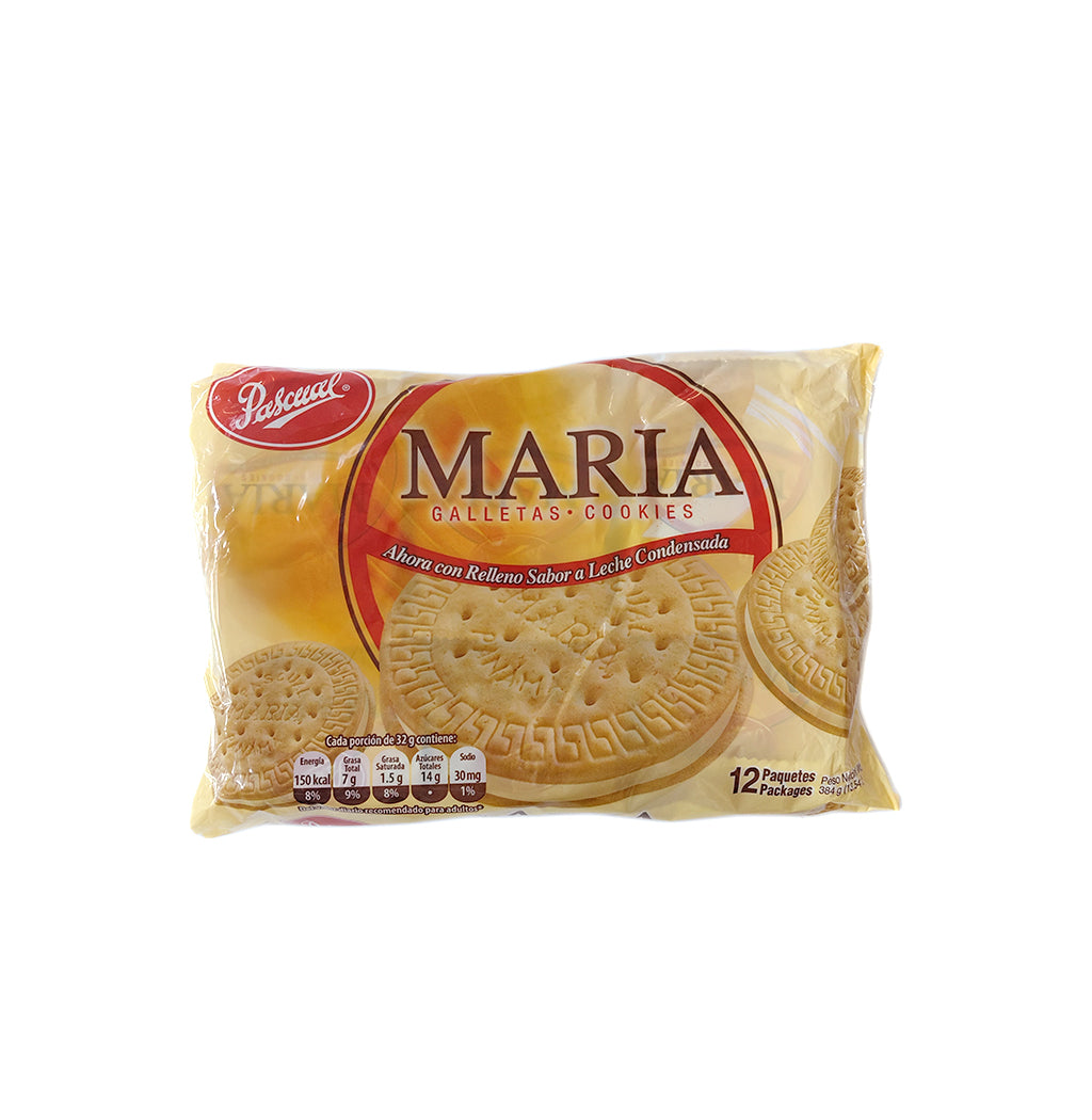 GALLETAS MARIA LECHE CONDONSEDA PASCUAL 384GR