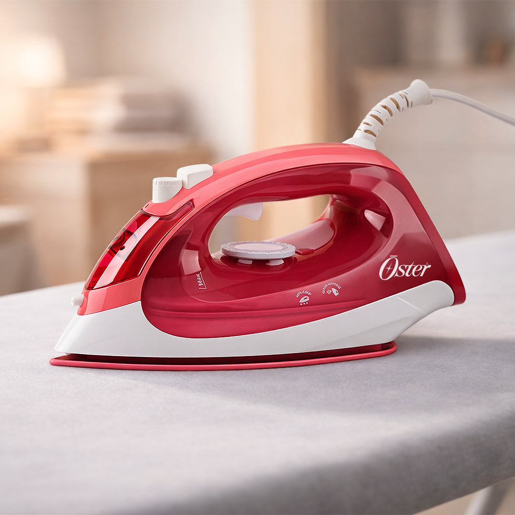 PLANCHA A VAPOR ROJO VINO OSTER