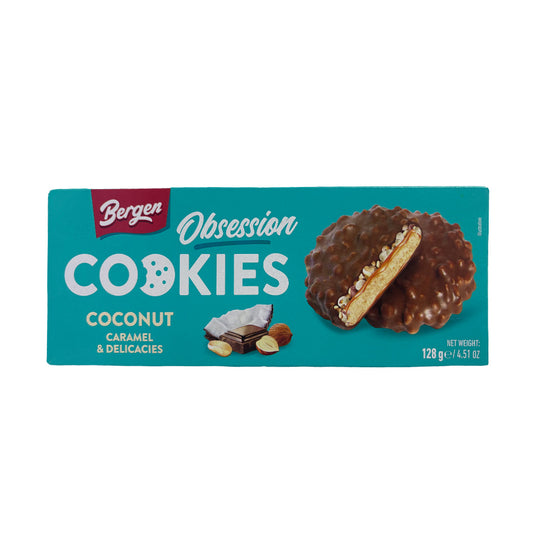 GALLETAS OBSES. CARAM/COCO BERGEN 128GR