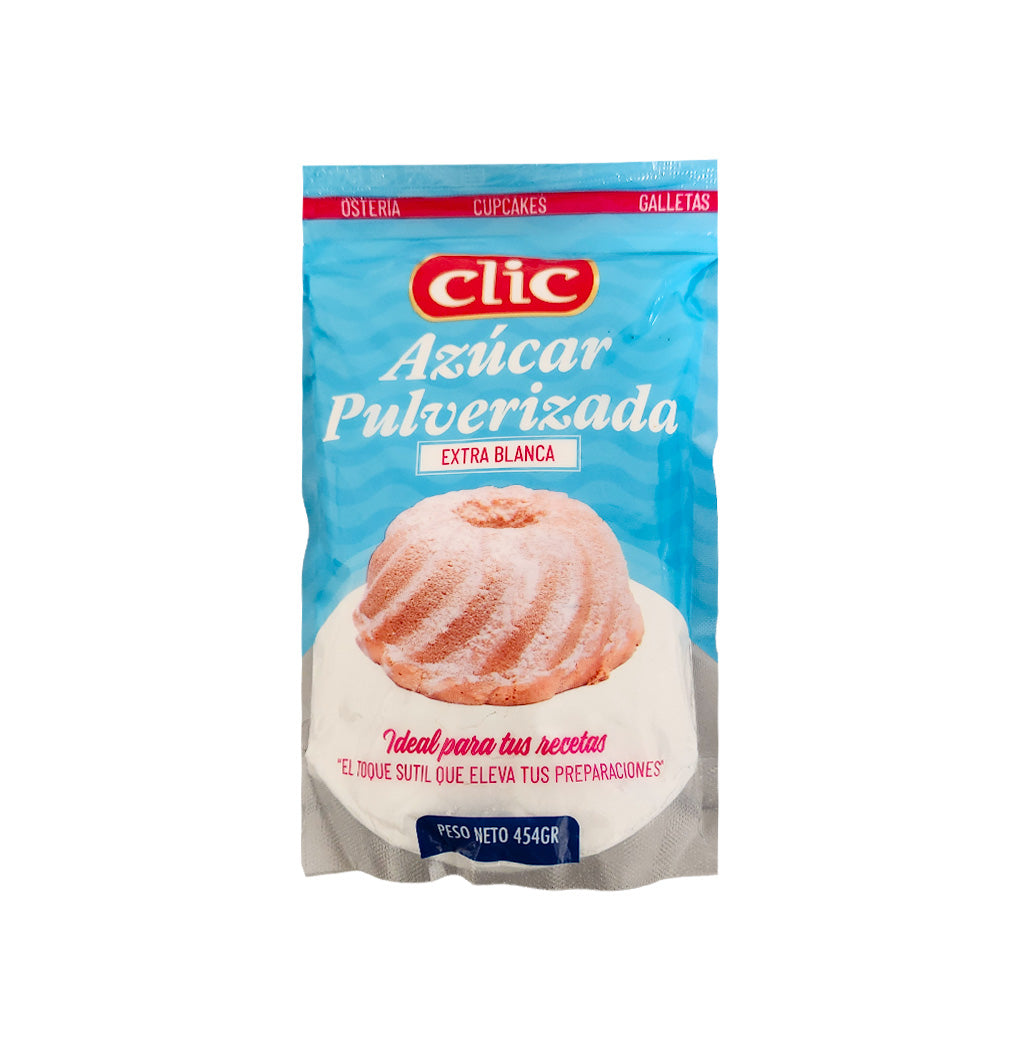 AZUCAR PULVERIZADA CLIC 454GR