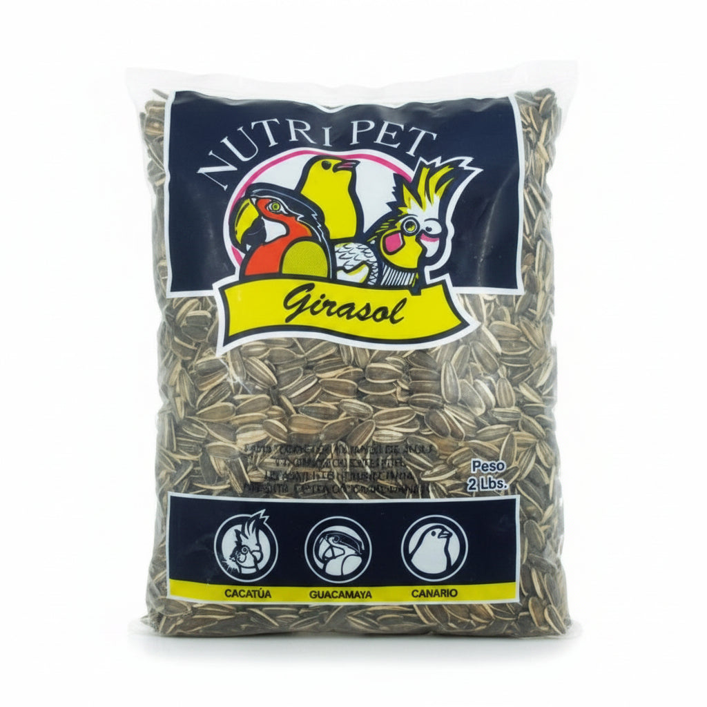 COMIDA PARA AVES GIRASOL NUTRIPET 2LB