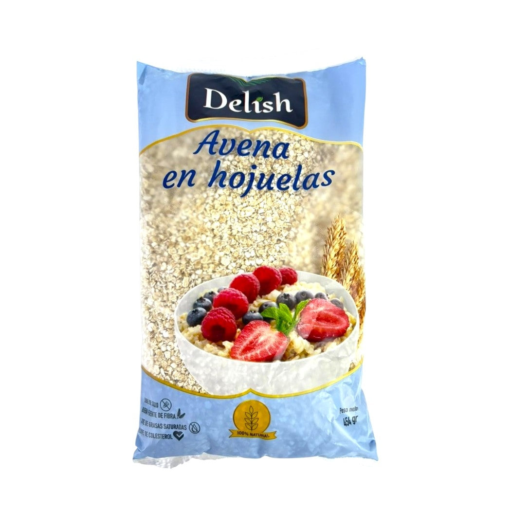 AVENA EN HOJUELA DELISH 454GR