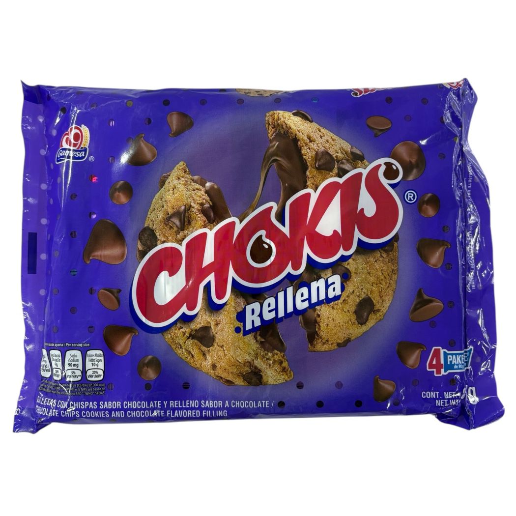 4PACK GALLETA RELLENA CHOKIS 360GR
