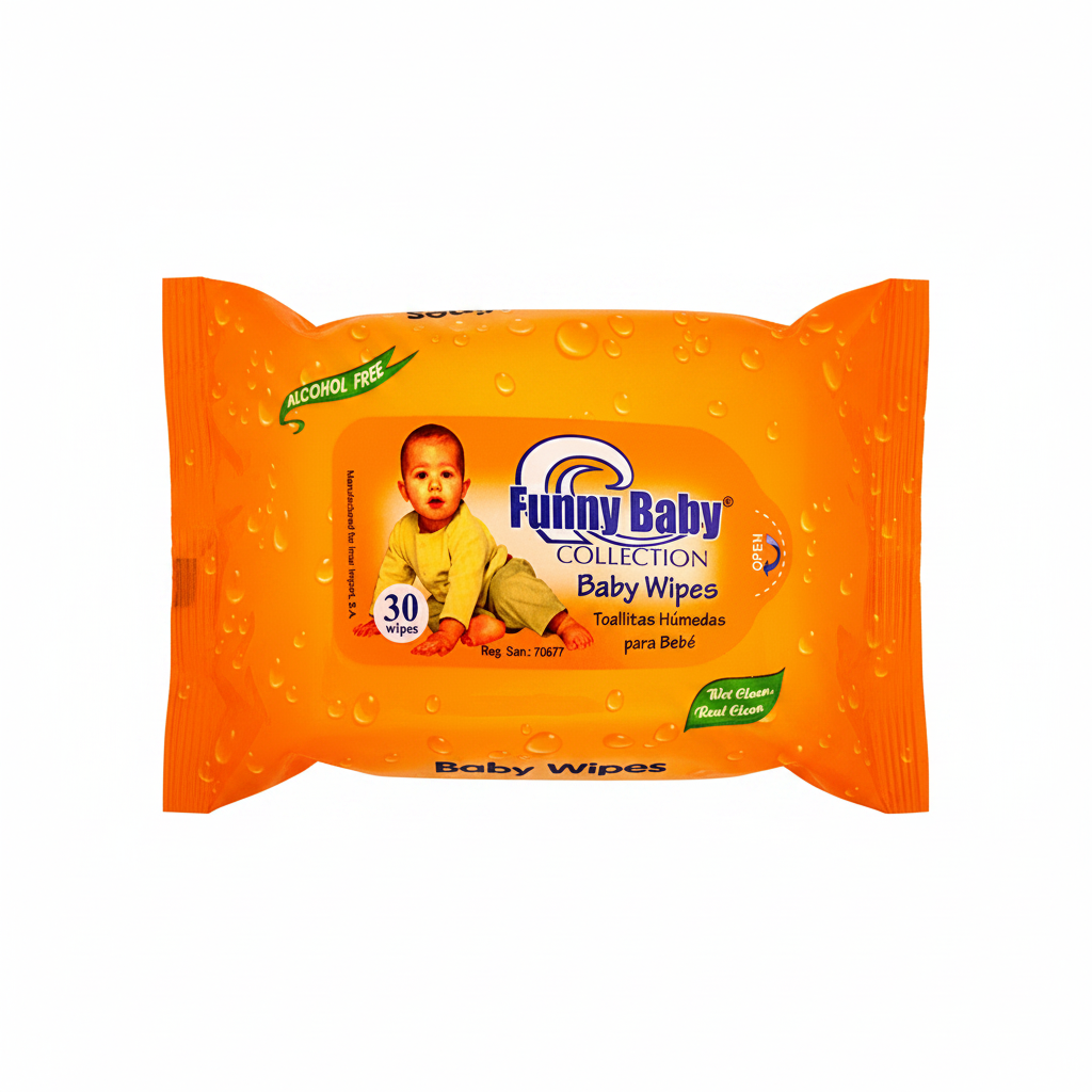 TOALLITAS HÚMEDAS FUNNY BABY 30U