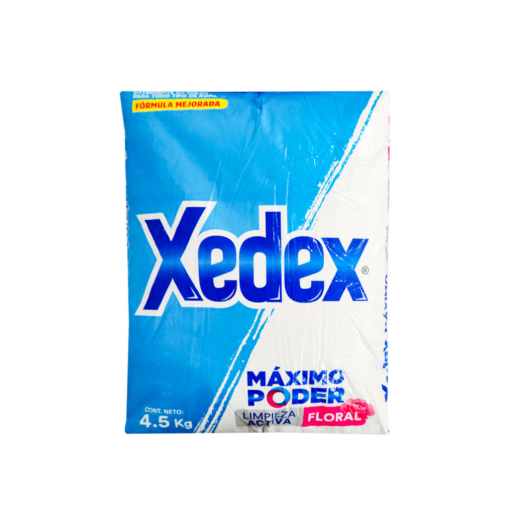 DETERGENTE EN POLVO FLORAL XEDEX 4.5KG