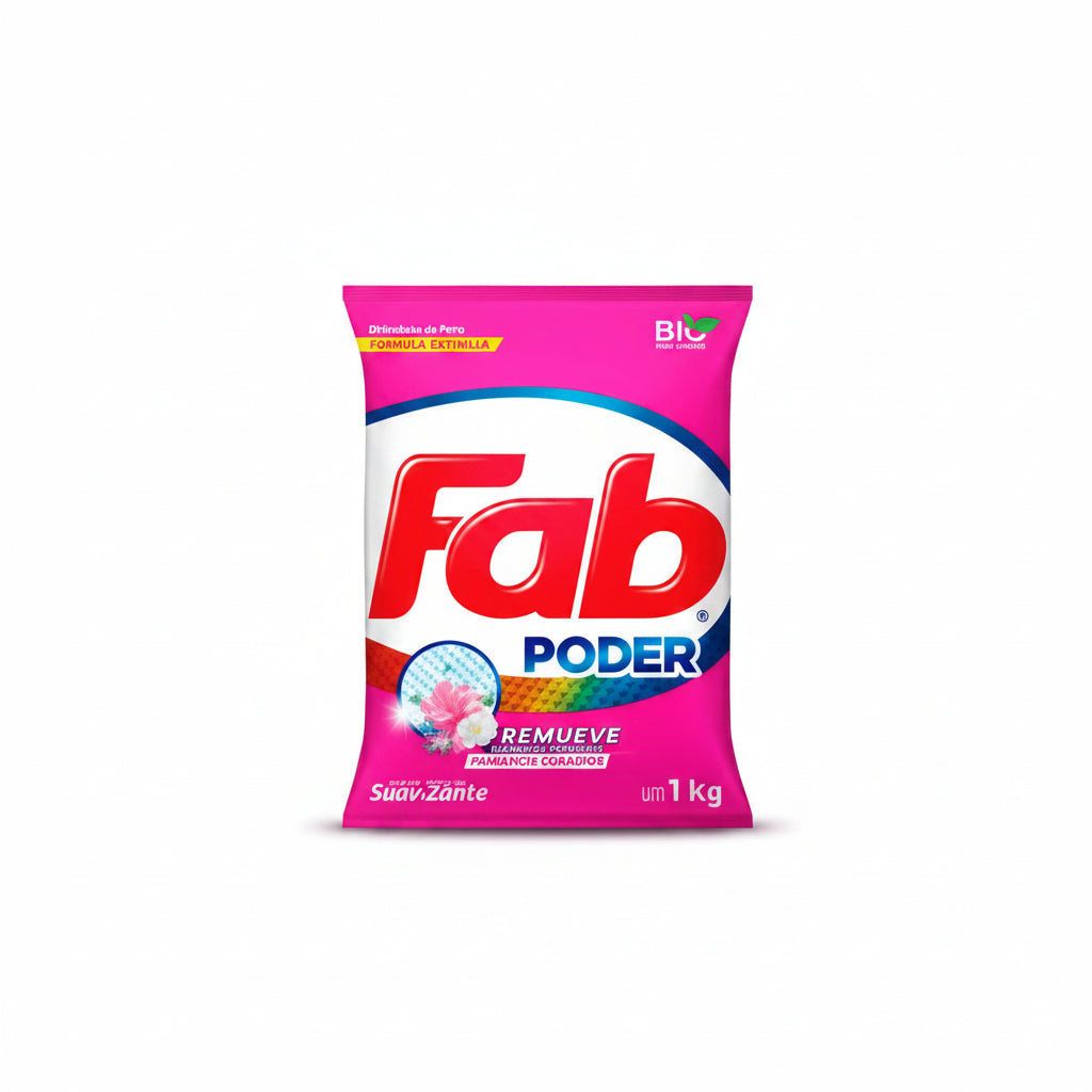 DETERGENTE EN POLVO FLORES 1KG