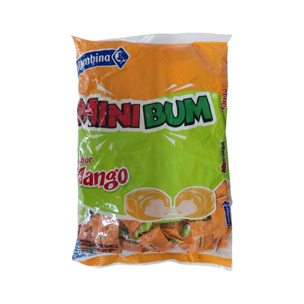 CHICLE MANGO MINI BUM 100U 5GR