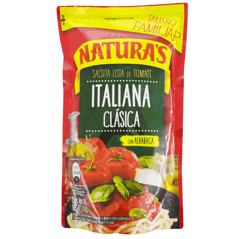 SALSA ITALIANA CLASICA NATURAS 400GR