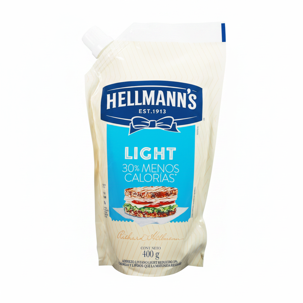 MAYONESA LIGHT HELLMANNS 400GR