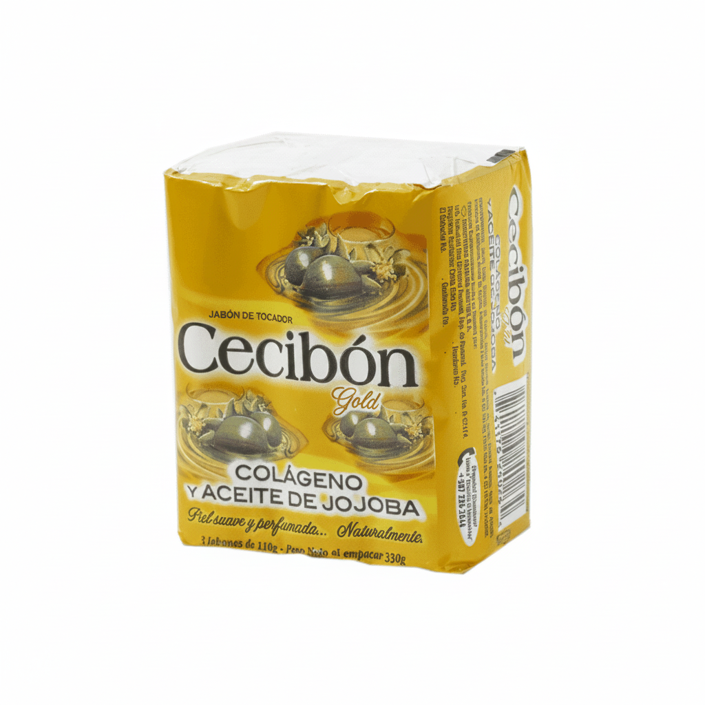 JABÓN GOLD CECIBÓN 3U 110GR C/U